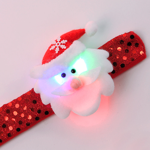 LED점등 산타인형 팔찌 (10개한팩)
