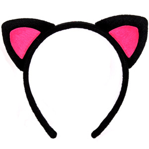 고양이머리띠-핑크