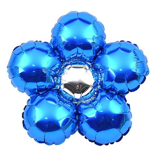 은박 꽃풍선 30cm 블루