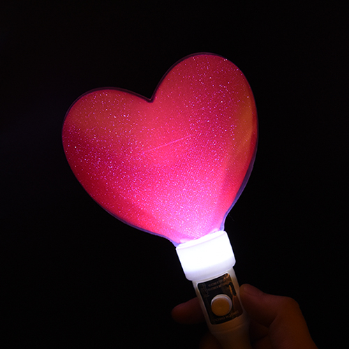LED 큐티 하트봉 (핑크)