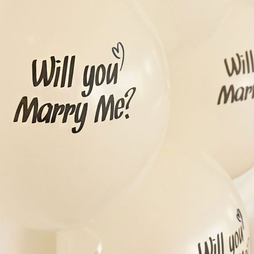 헬륨풍선(100개)Will you Marry Me?